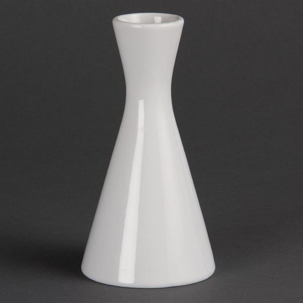 OLYMPIA Vases à fleurs blanc 14cm, UV: 6 pièces, CB701