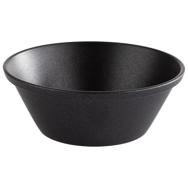 Bols à trempette APS, lot de 6, Ø 6 x 2,5 cm, 40 ml, acier inoxydable, gris noir, 40723