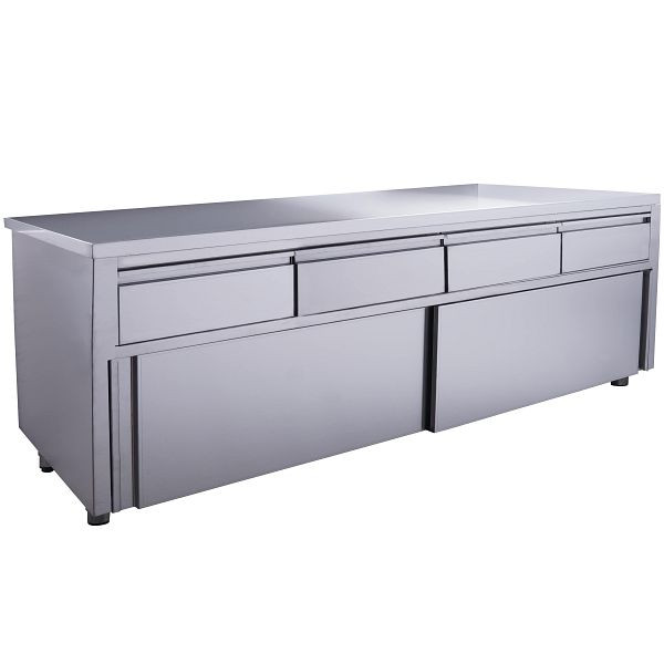 Armoire à portes coulissantes Saro - 4 tiroirs 2000x700 mm, 700-2225