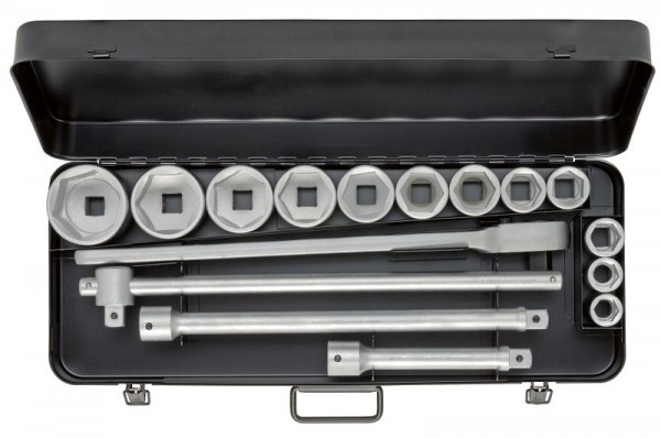Jeu de clés à douilles ELORA 3/4 ", 12 tranches, 16 pièces 22-60 mm, 770-S12 MU, 0770580182000