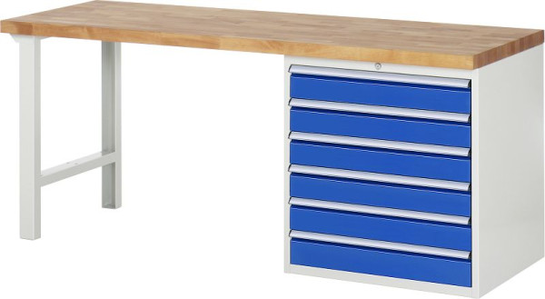 Etabli RAU série 7000 - modèle 7616, L2000 x P700 x H840 mm, 13-7616A1-207B4S.11