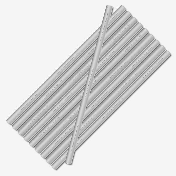 Conduite d'aspiration HKW pour aspirateur central (pack de 10) - 10x 1,5 m, 030292