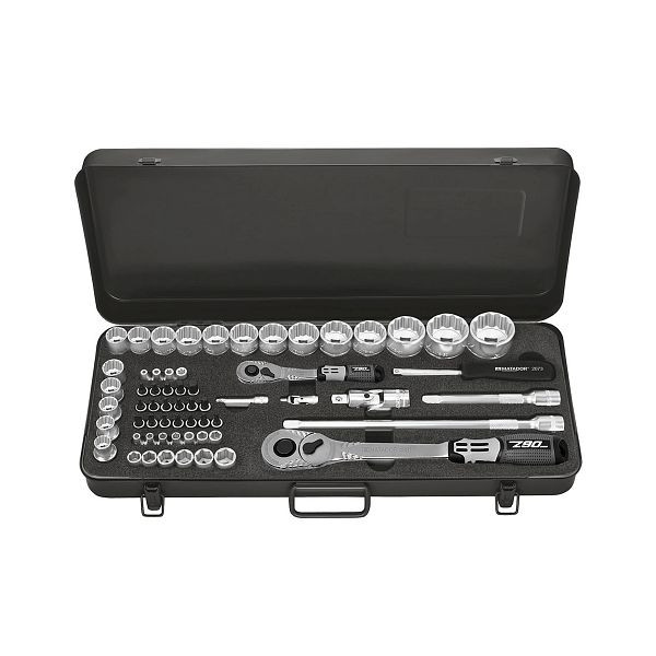 Jeu de douilles MATADOR, 12 pans, 12,5 (1/2) 6,3 (1/4) mm, 4118 9231