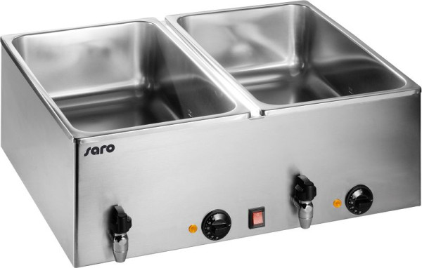 Saro Bain Marie modèle BMH 160-2 avec robinet de vidange, 172-3017