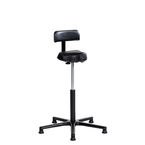 Aide à la verticalisation SOFAME LM 2029 avec patin, hauteur d'assise 57-81 cm, piètement en aluminium, avec dossier, W050020007