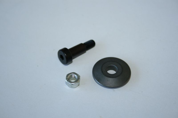 Molette de rechange ELMAG Ø 22 mm, avec vis de fixation + écrou pour modèles SUPER PRO, 61265