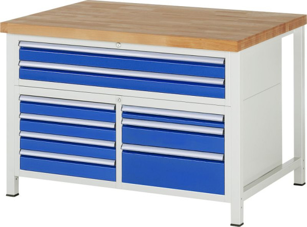 Etabli RAU série 8000 - modèle 8923, L1250 x P900 x H840-1040 mm, 13-8923A2-129B4H.11