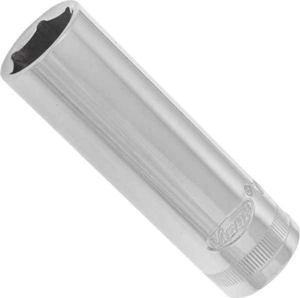 VIGOR insert de clé à douille, long, carré creux 12,5 mm (1/2 pouce), profil à six pans extérieurs, 17 mm, V2588N