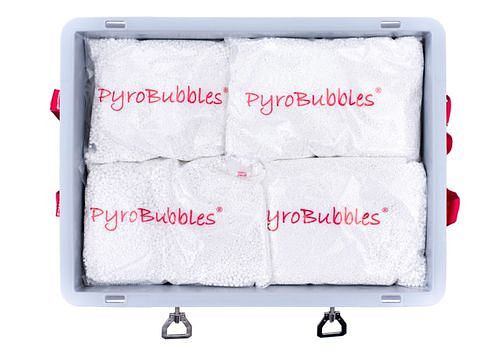 Boîtier de batterie DENIOS en PP, 18 litres, XS-Box 1 Basic, remplissage PyroBubbles®, 261-764