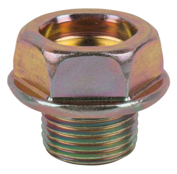 KS Tools Vis de vidange d'huile, six pans extérieurs 24 mm, M18x1,5x11,5 mm, lot de 1, 430.0018