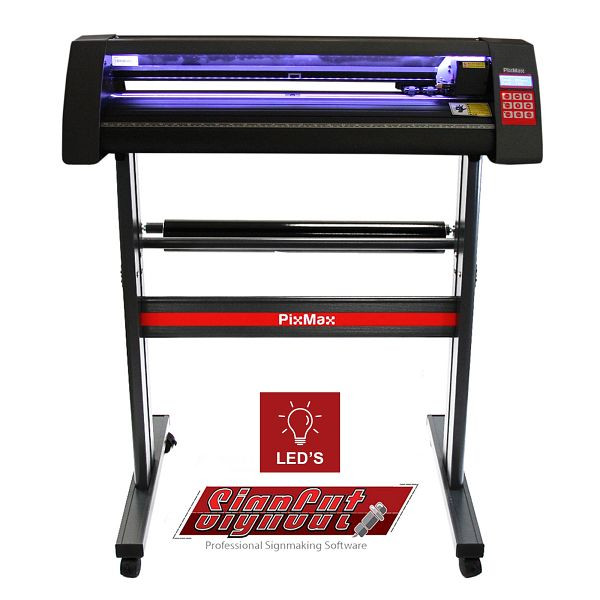 Traceur de découpe PixMax 720 avec support Signcut pro & LED, 27013