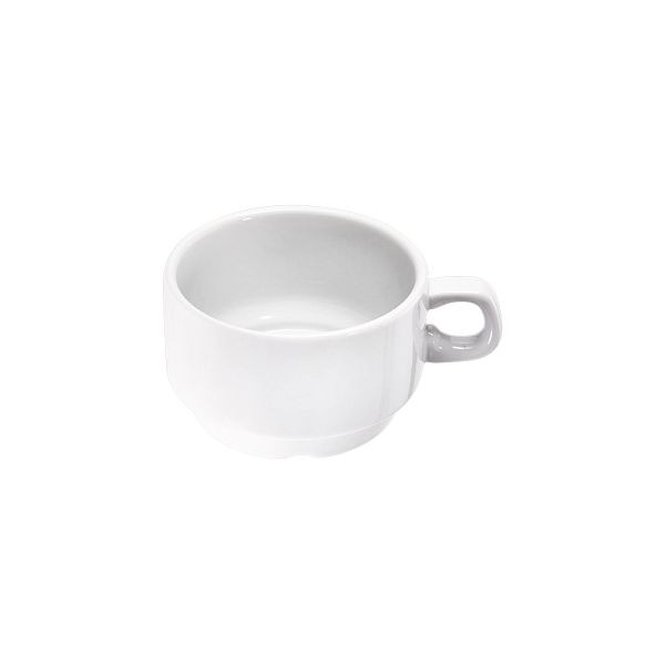 Tasse à cappuccino Stalgast série Isabell, empilable 0,25 litre, UE : 12 pièces, PZ2319025
