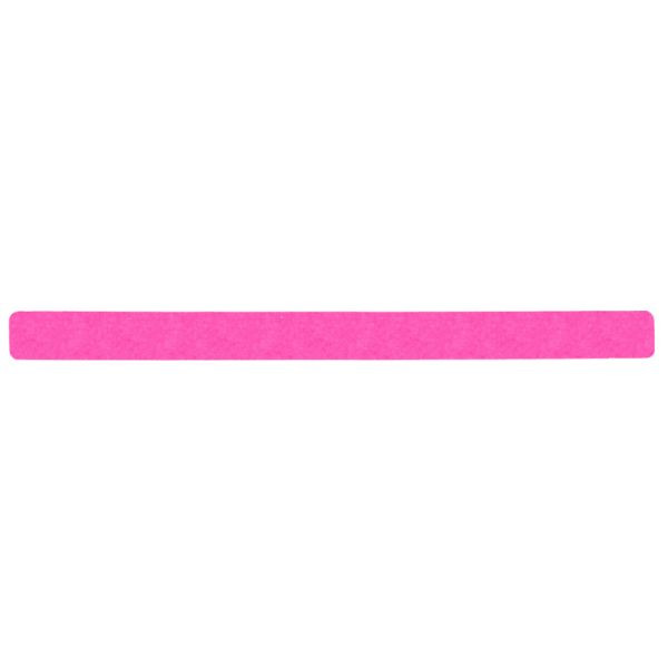 revêtement antidérapant m2, couleur signal rose, bandes individuelles 50x650mm, UE : 10 pièces, M1PV100503