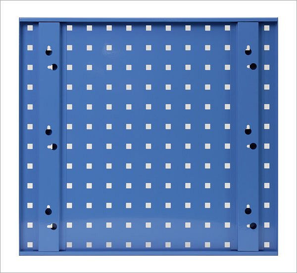 Plaque perforée ADB, L 493 x L 456 mm, coloris : bleu, RAL 5012, 23096
