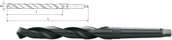 Foret hélicoïdal ELMAG HSS Co5 avec cône Morse DIN 345, Ø 15,0 mm, 71720