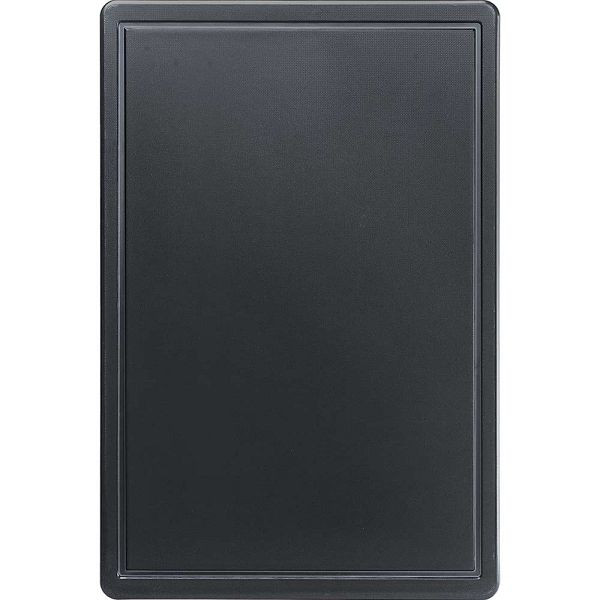 Planche à découper Stalgast, HACCP, couleur noire, 600 x 400 x 18 mm (LxPxH), MS1107600
