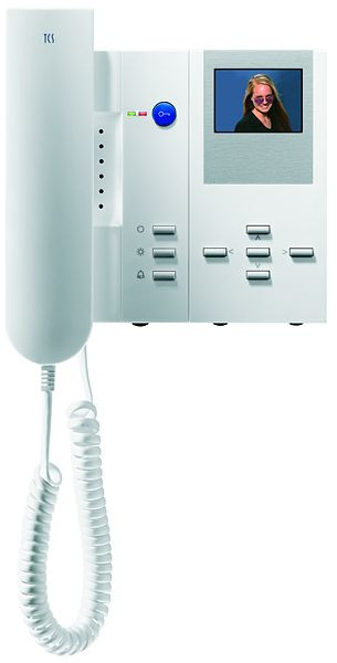 Interphone vidéo TCS série IMM avec 4 + 5 boutons, montage en surface blanc, IMM1300-0140
