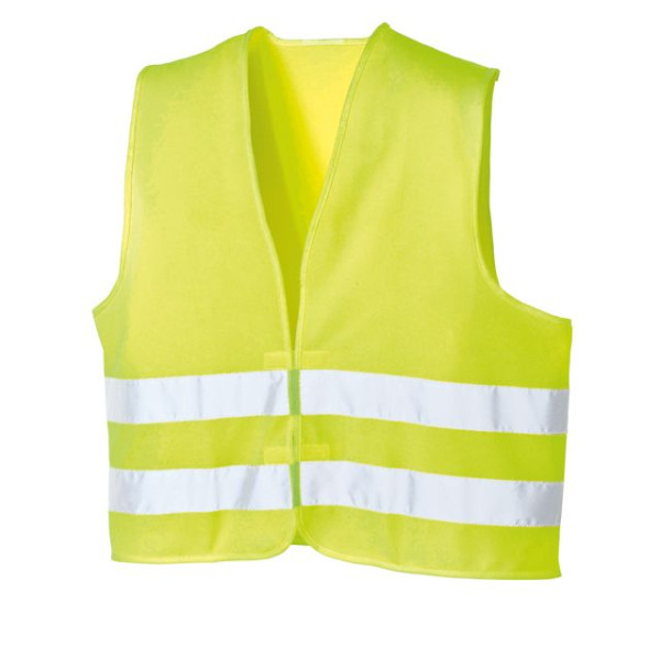 Gilet haute visibilité teXXor "WINNIPEG" (polyester), jaune vif, paquet de 50, 4205