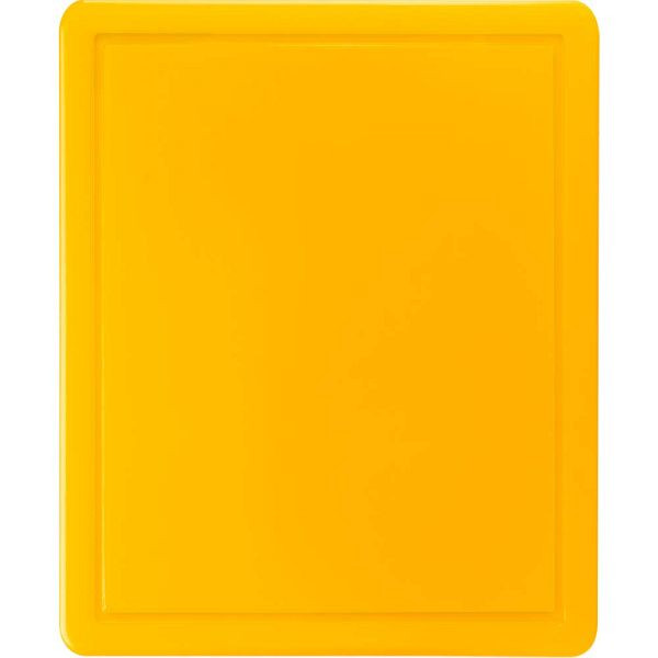 Planche à découper Stalgast, HACCP, couleur jaune, 600 x 400 x 18 mm (LxPxH), MS1103600