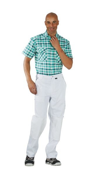 Planam shirts chemise country manches 1/4, à carreaux verts, taille 37/38, 0487037