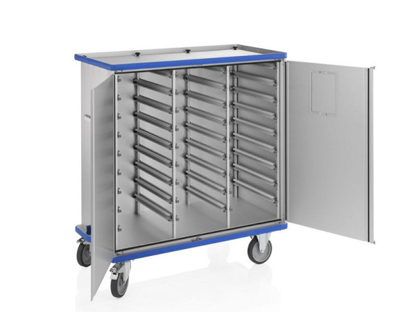 Chariot armoire modulaire Gmöhling anodisé G®-CUP ISO E 2733 ID, 024273330