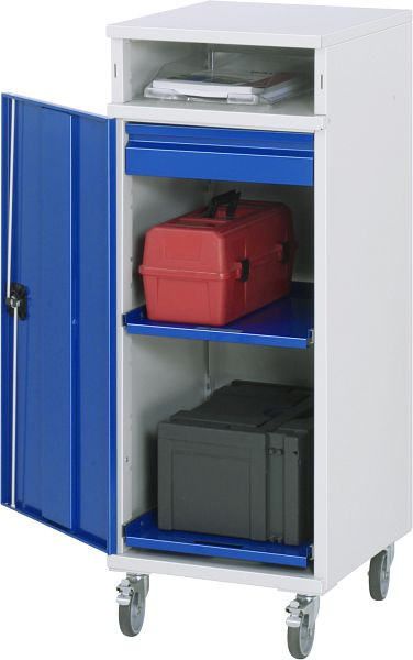 Bureau debout avec armoire latérale RAU - modèle 31, L450 x P520 x H1185 mm, 07-450-M31F.11