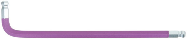 KS Tools Clé à douille hexagonale double tête sphérique, XL, 8,0 mm, violet, 151.4308