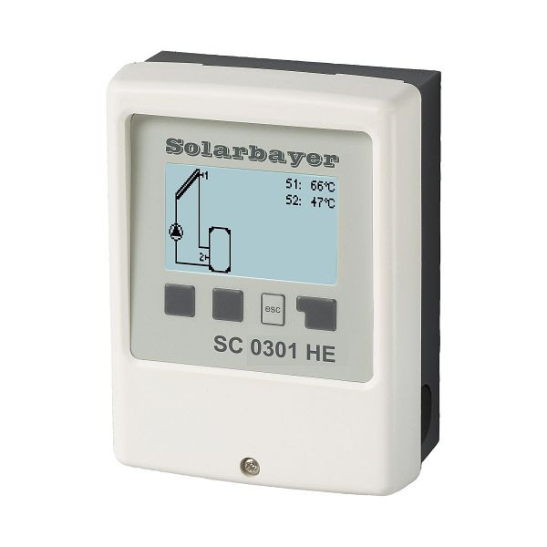 Régulateur solaire Solarbayer SC 0301 HE, 430022100
