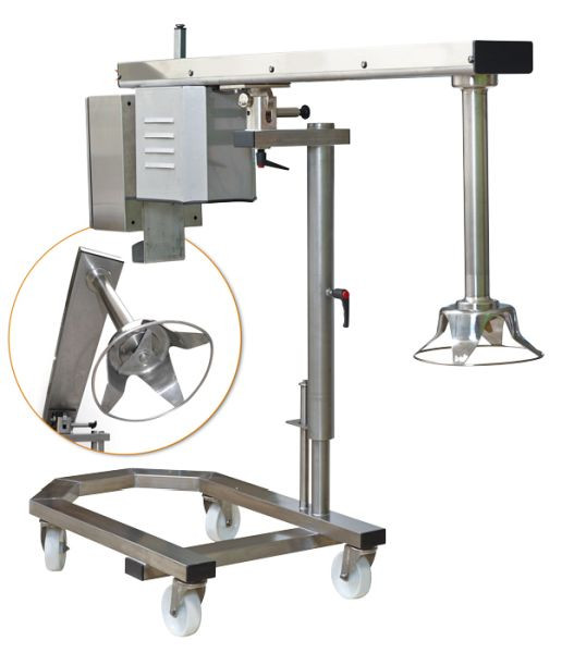 Cloche de mélange dynamique Gigamix, vitesse variable, vitesse : 2 800-4 000 tr/min, TB012