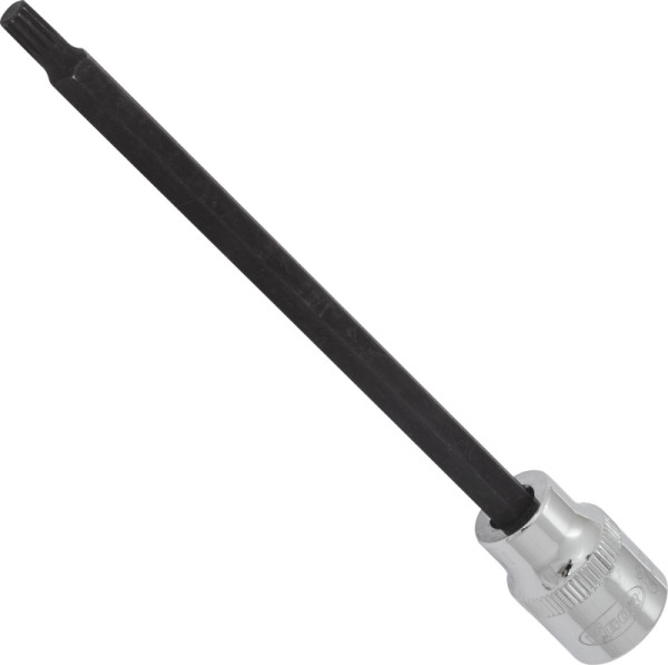 Embout de tournevis VIGOR, carré creux 10 mm (3/8 pouce), profil cannelé interne XZN, M5, longueur : 133 mm, pour commande manuelle, V6121