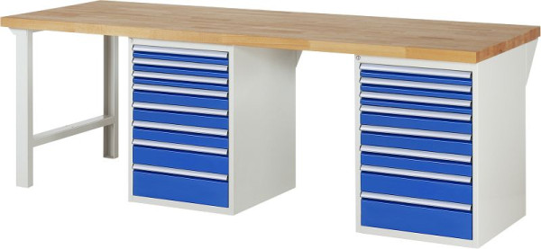 Etabli RAU série 7000 - modèle 7519-8, L2500 x P900 x H890 mm, 13-7519A8-259B4M.11