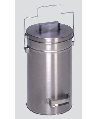 Récipient de sécurité DENIOS avec couvercle, acier inoxydable, volume 15 litres, 284063