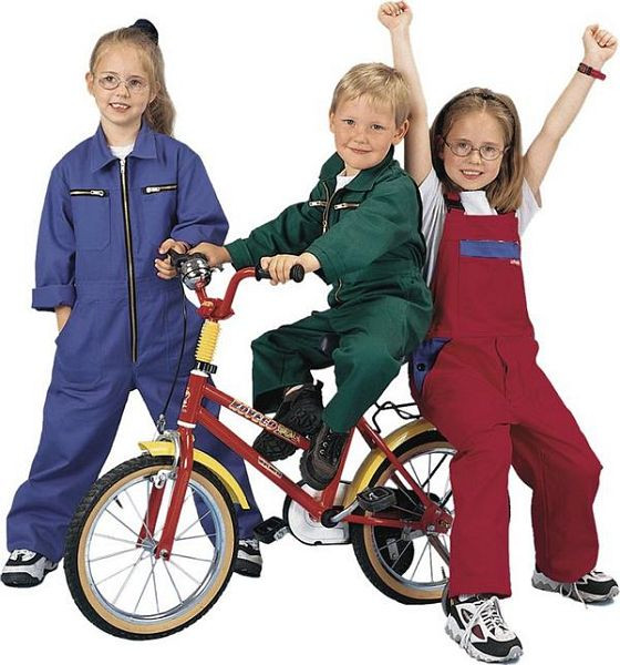 Planam vêtements pour enfants combinaison de rallye pour enfants, vert moyen, taille 98/104, 0162098