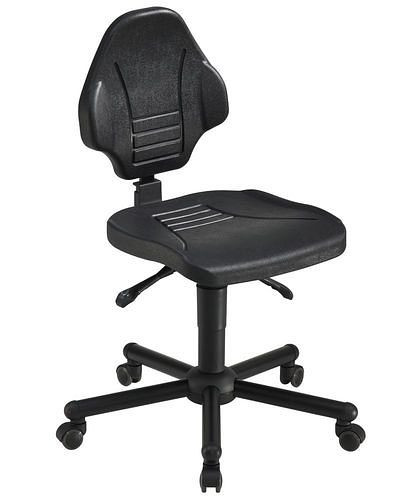 chaise pivotante de travail meychair Workster Pro, hauteur d'assise jusqu'à 610 mm, dossier avec protection antichoc, 294858
