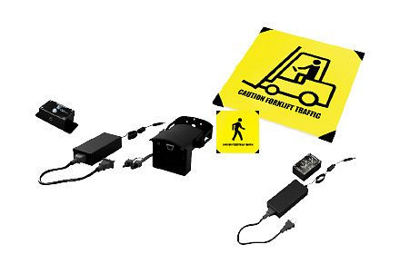Capteur de détection de véhicule Ergomat & Combo panneau LED 60 cm, ERGO-IWS-SST-R-60-D-COMBO