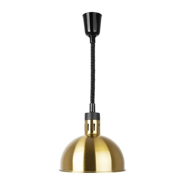 Lampe chauffante ronde extensible Buffalo avec finition dorée, DY462