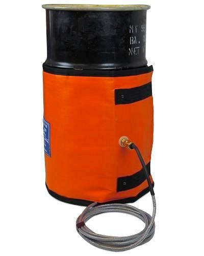 Enveloppe chauffante DENIOS pour fûts de 30 litres, protection antidéflagrante T4, 90 W, 236-434