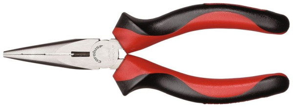 GEDORE pince à bec effilé rouge droite, longueur 160 mm manche 2K, 3301131