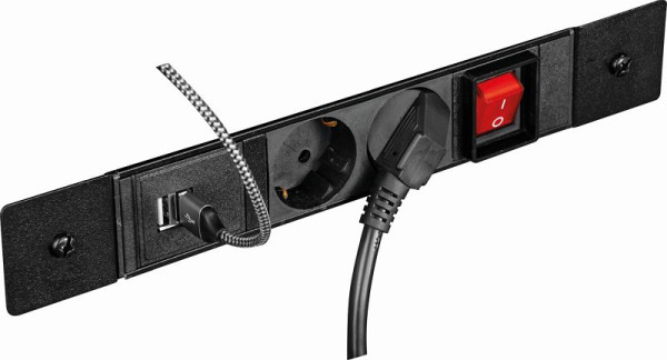 Chariot d'atelier accessoires Projahn Multiprise UNIVERSE 240V avec câble de 5 m et support de câble, 6503-901