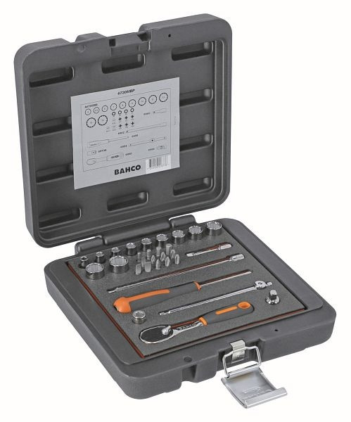 Jeu de douilles Bahco 1/4", 6730MBP