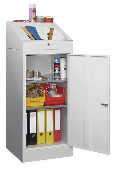PAVOY Armoire à portes battantes combinées avec éléments d’équipement, y compris table pour accessoires, 32370-050-018