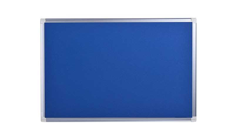 Planche en feutre Bi-Office New Generation bleu avec cadre en aluminium 120x90cm, FA0543830