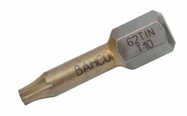 Embouts Bahco 1/4", 25 mm, TIN, Torx®, T 15, paquet de 10, 62TIN/T15