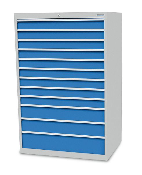 Armoire à tiroirs Bedrunka+Hirth, T736 R 36-24, avec 12 tiroirs, différentes hauteurs de panneaux, 115/0921V10A