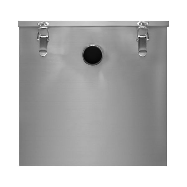 KuKoo Gastro Séparateur de graisse Séparateur d'huile 120 L en acier inoxydable Séparateur de graisse Filtre eaux usées, 210882