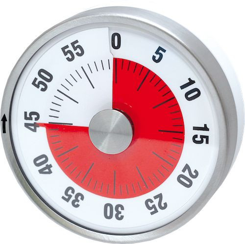 Réveil Technoline courte durée, dimensions : Ø 69 x 40 mm, KZW V