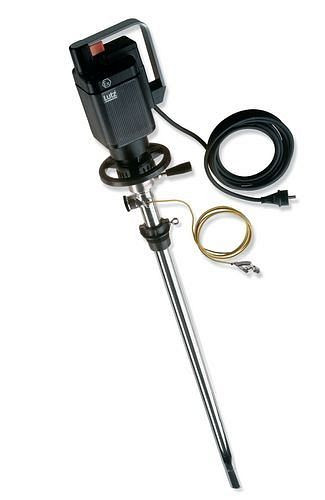 Mélangeur et pompe de réservoir DENIOS en acier inoxydable, pour applications Ex, groupe de pompes 3, 137-398