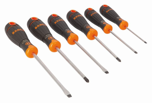 Jeu de tournevis Bahco, BahcoFit, 6 pièces, à fente + PH, B219.006