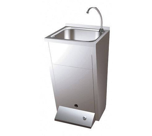 Lave-mains SOFINOR avec commande au pied Sans dosseret, LMAP1