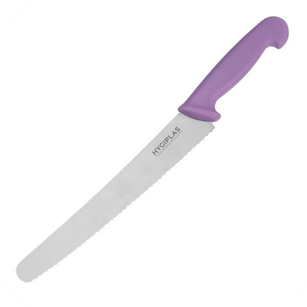 Couteau à pâtisserie Hygiplas 25,4 cm violet, FP733